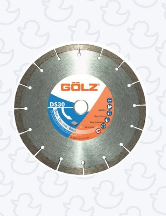 Disque à tronçonner le béton Prémium GOLZ 125 mm