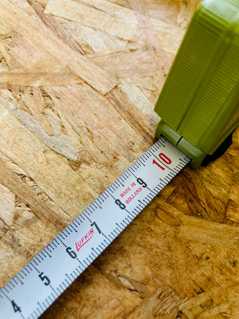 Mètre ruban LUFKIN 3M avec blocage Vert Vintage 80’s