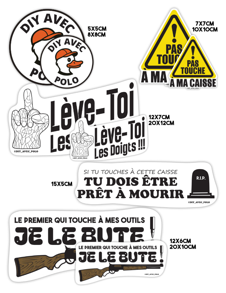 La Planche à Stickers DIY avec POLO (pack complet)