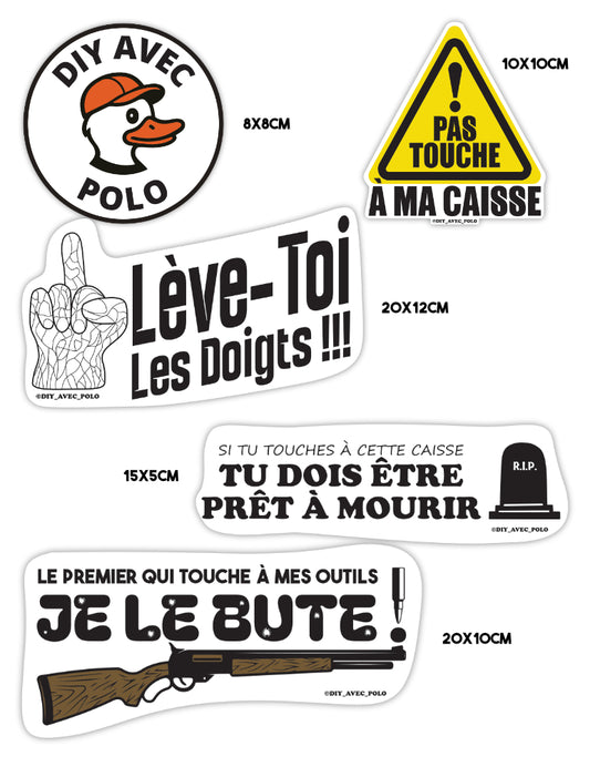 La Planche à Stickers DIY avec POLO (pack complet)