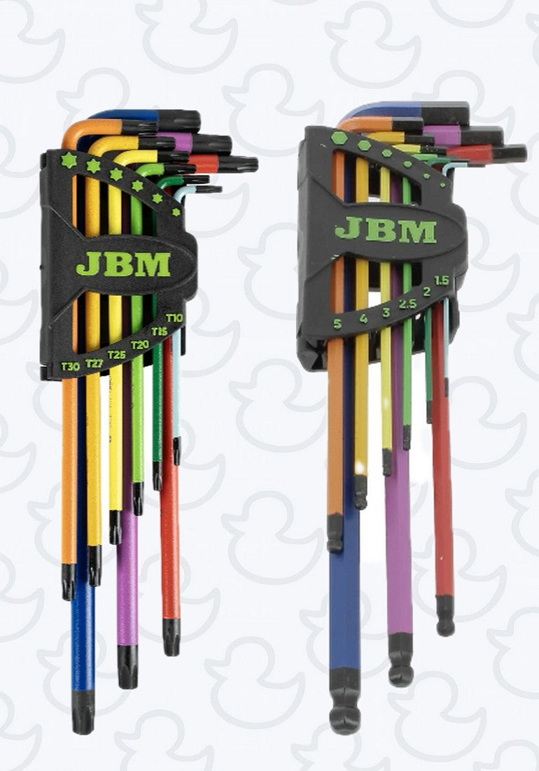 Sérié de clés Torx et Allen Extra-longues pour les Vieux (mais pas que) JBM