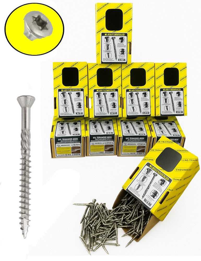 Boite de 200 vis INOX A2 5 X 50 ING FIXATION