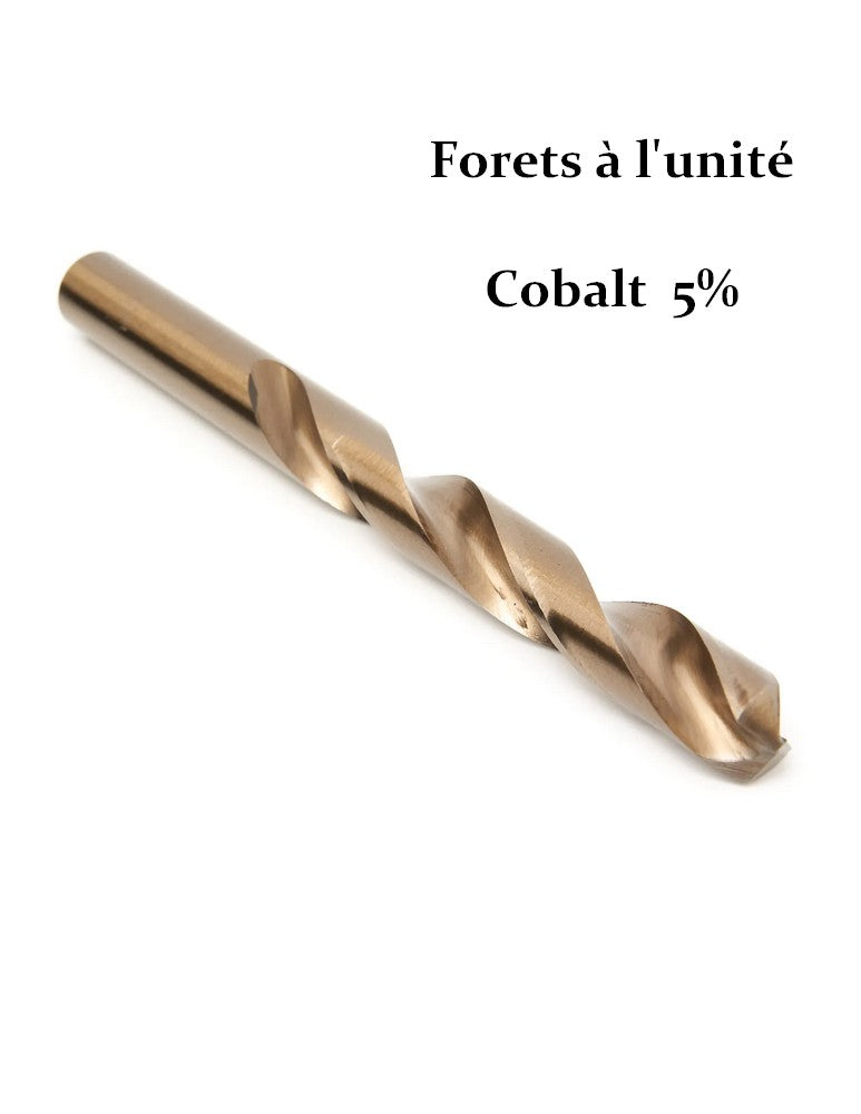 Foret Cobalt à l'unité (1 à 13 mm)