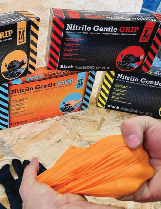 Gants NITRILE Ultra-résistants Noir