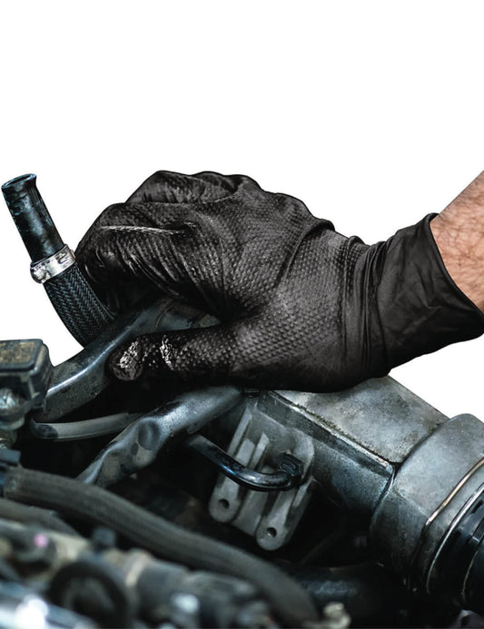 Carton Gants NITRILE Ultra-résistants Noir (10 boites)