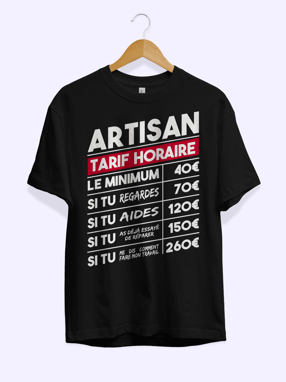 Les bons tarifs aux bons clients ! (Noir)