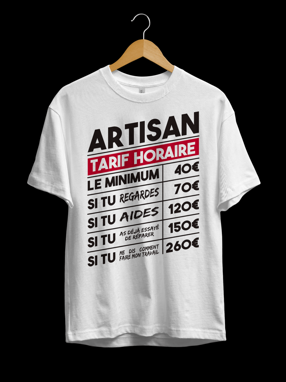 Les bons tarifs aux bons clients ! (Blanc)