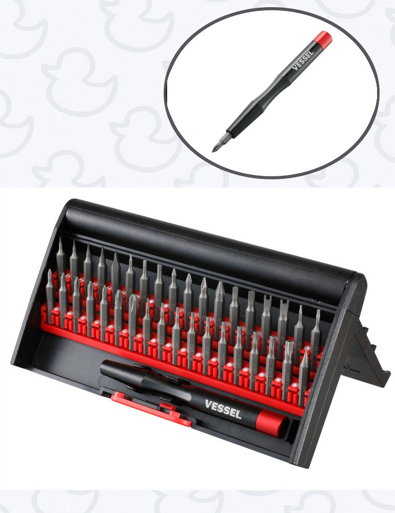 Coffret Tournevis / Cliquet embouts de précisions interchangeable Microtech (4 mm) VESSEL