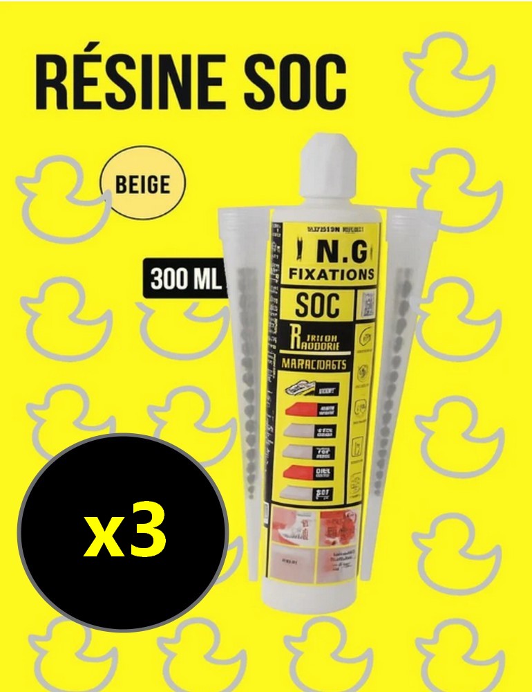 Scellement Chimique ING FIXATION + 2 mélangeurs