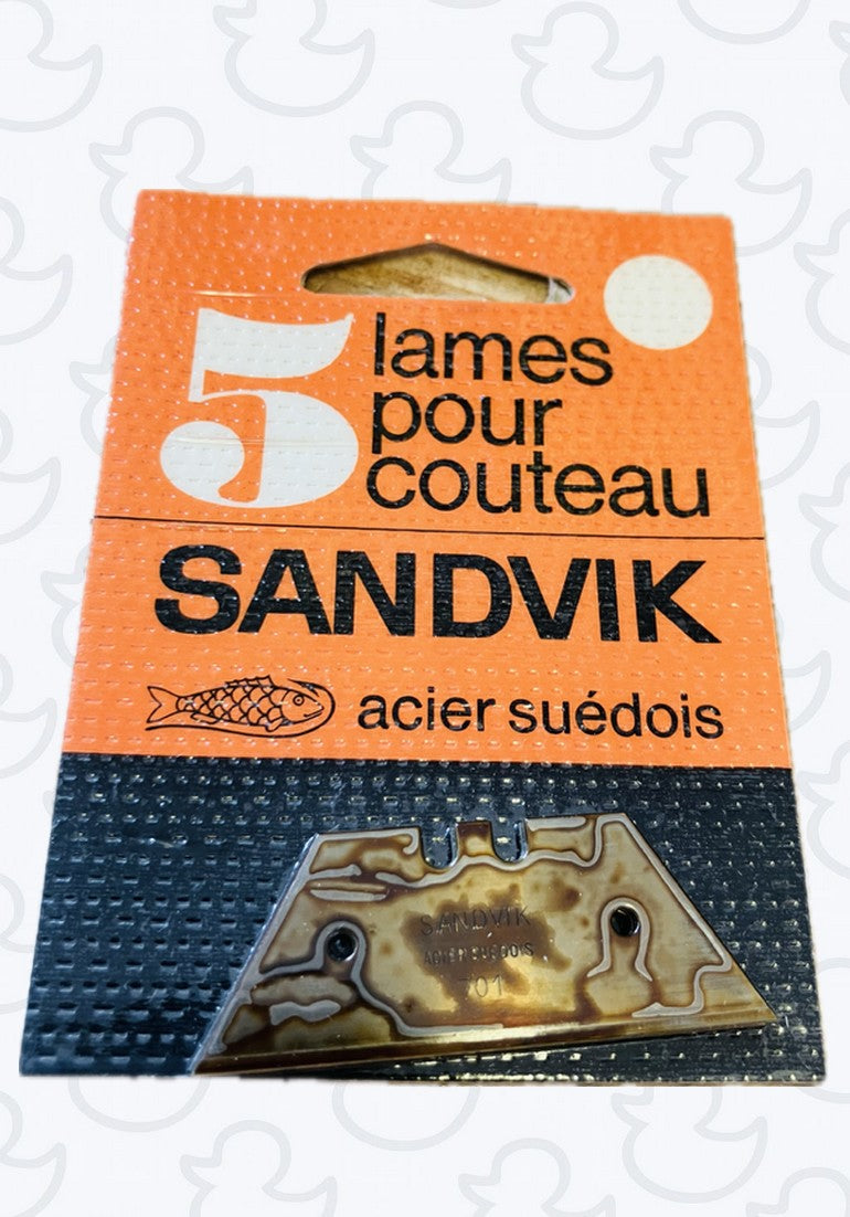 Pack de 5 Lames de Cutter SANDWIK Vintage 80’s
