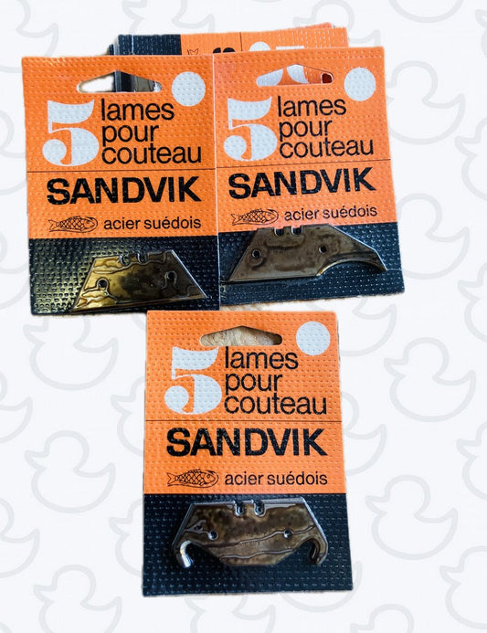 Pack de 5 Lames de Cutter SANDWIK Vintage 80’s