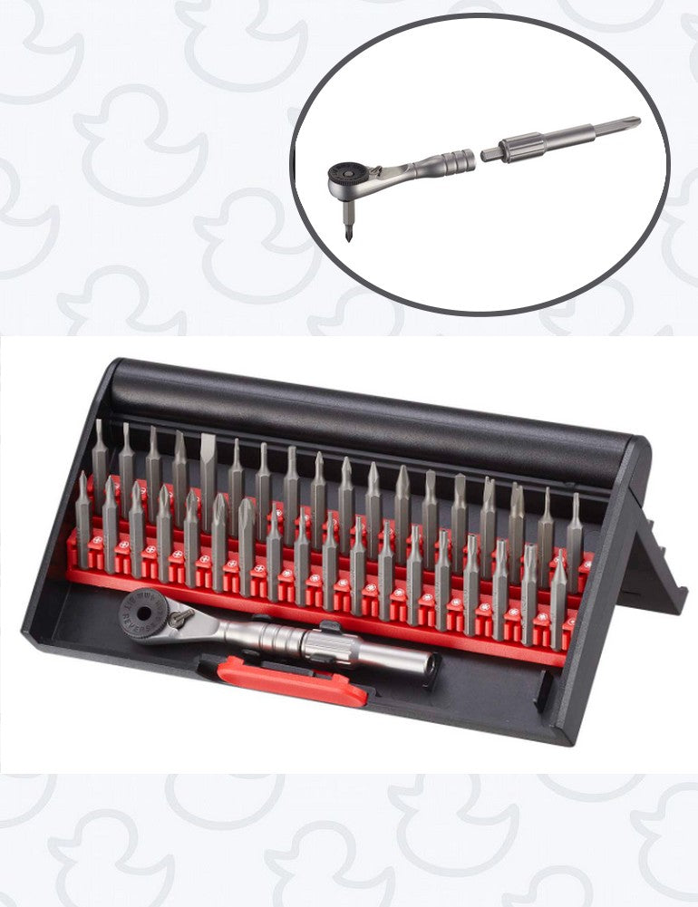 Coffret Tournevis / Cliquet embouts de précisions interchangeable Microtech (4 mm) VESSEL
