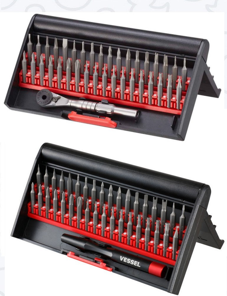Coffret Tournevis / Cliquet embouts de précisions interchangeable Microtech (4 mm) VESSEL